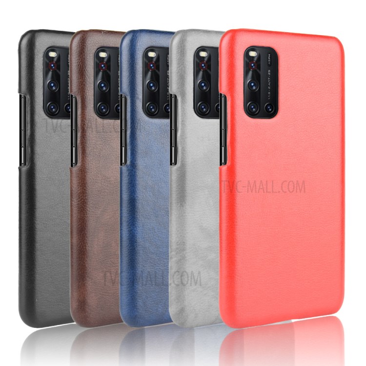 Case Vivo V19 # Pre-order * เคสกันกระแทกลิ้นจี่เนื้อ PC + Case PU *