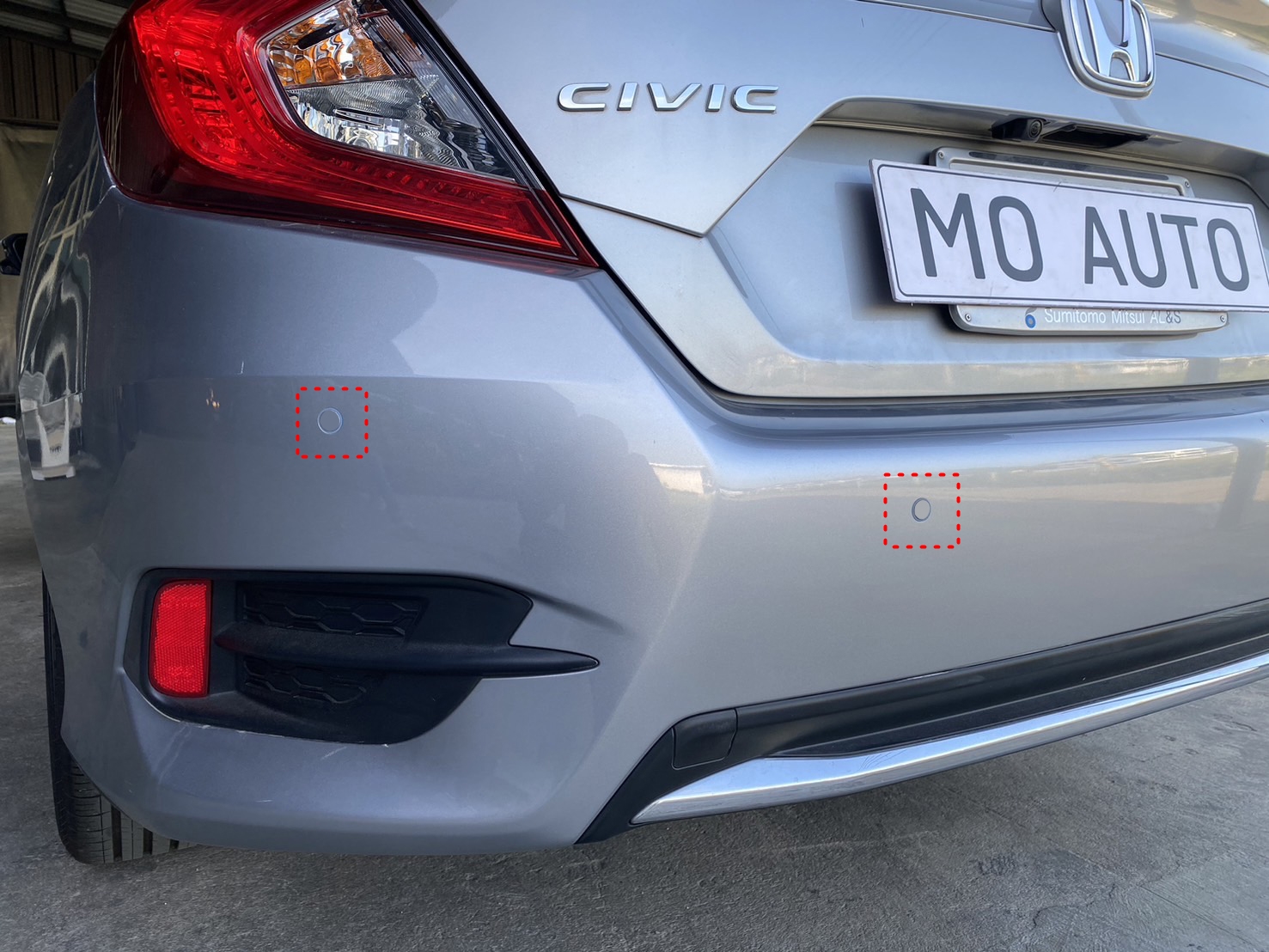 ชุดเซ็นเซอร์ หน้า-หลัง อัลตร้าโซนิค รอบคันสำหรับ CIVIC FC / FK