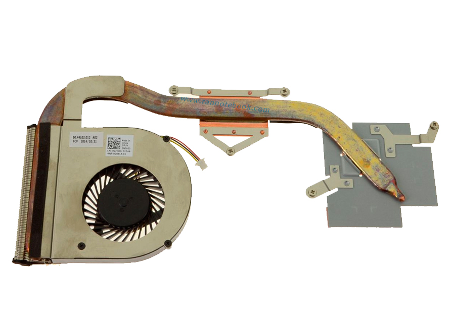 พัดลมซีพียู พร้อมฮีทซิงค์ Dell Inspiron 3437 ของแท้ ราคา พิเศษ CPU Fan and Heatsink Dell Inspiron 3437 แท้ ตรงรุ่น ประกันศูนย์ Dell Thaiand