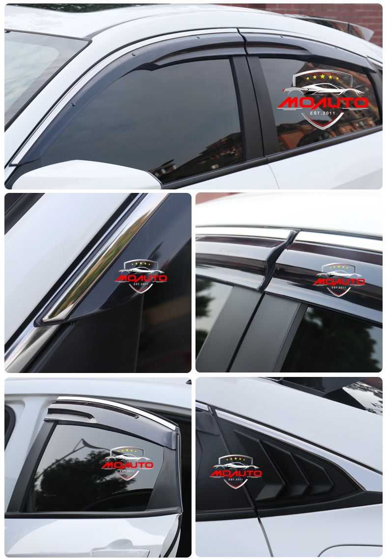 กันสาดสแตนเลท CIVIC FC