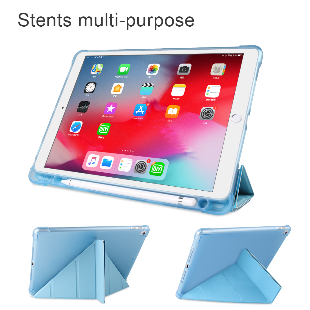 Case Apple iPad 10.2 (2019) / Pre-Order * เคสสมาร์ท Origami ซองหนังกับการดูดซึม TPU *