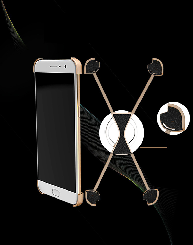 Case Huawei Mate 9 Pro / Pre-order * OATSBASF โครงโลหะรูปตัววีโลหะเงิน +แหวน *