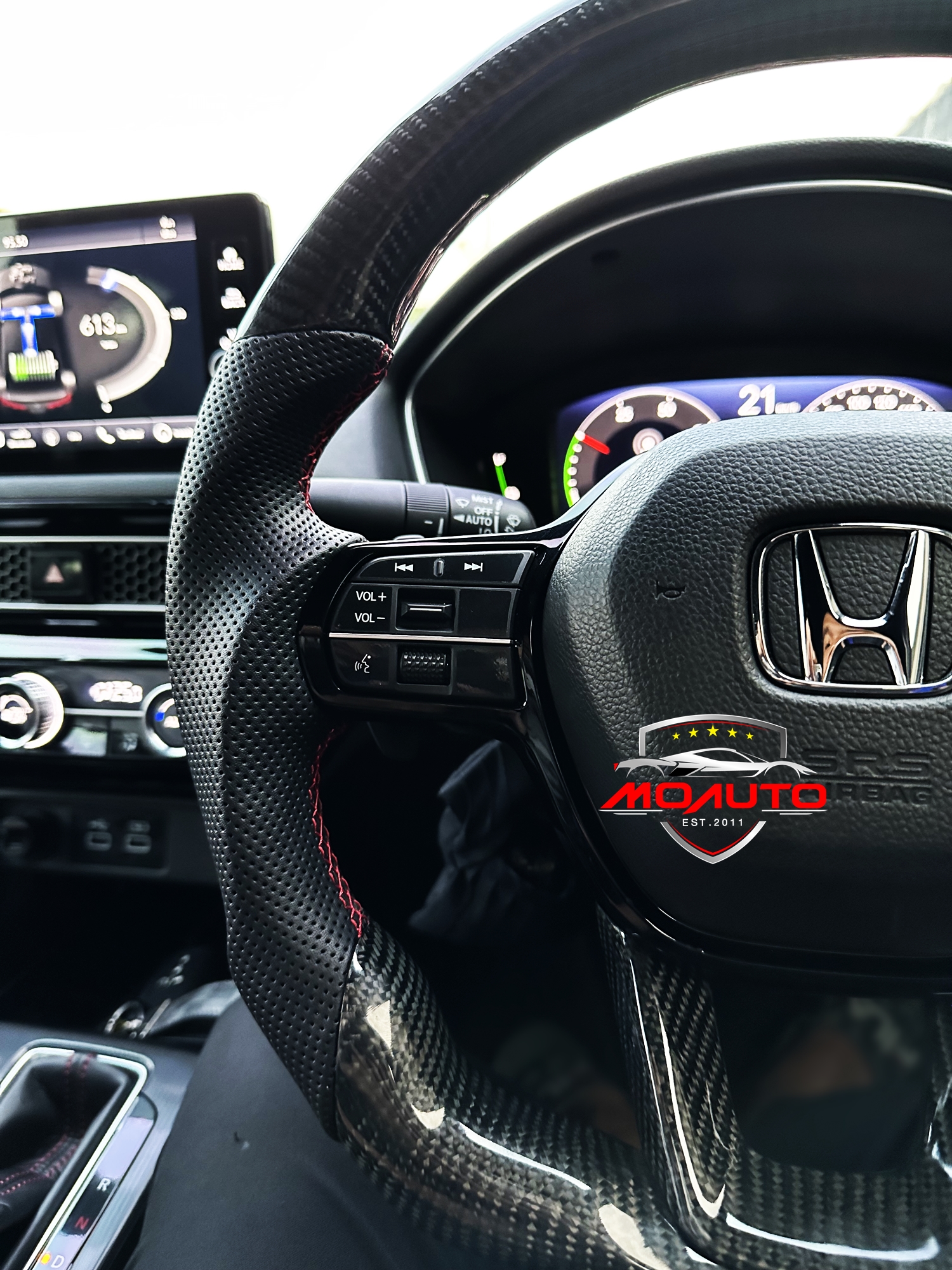 พวงมาลัยคาร์บอนแท้ CIVIC FE 2021-2022