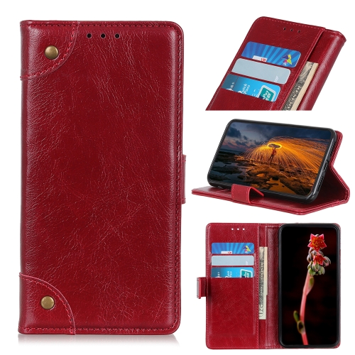 Case Nokia C2 / Pre-order * เคสหนังหัวเข็มขัดทองแดง Nappa เนื้อหนังพลิกแนวนอนพร้อมตัวยึดและช่องเสียบการ์ด & กระเป๋าเงิน *