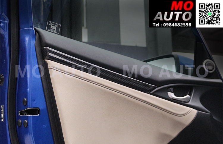 คิ้วแผงข้างประตูภายในเคฟล่า CIVIC FC/FK