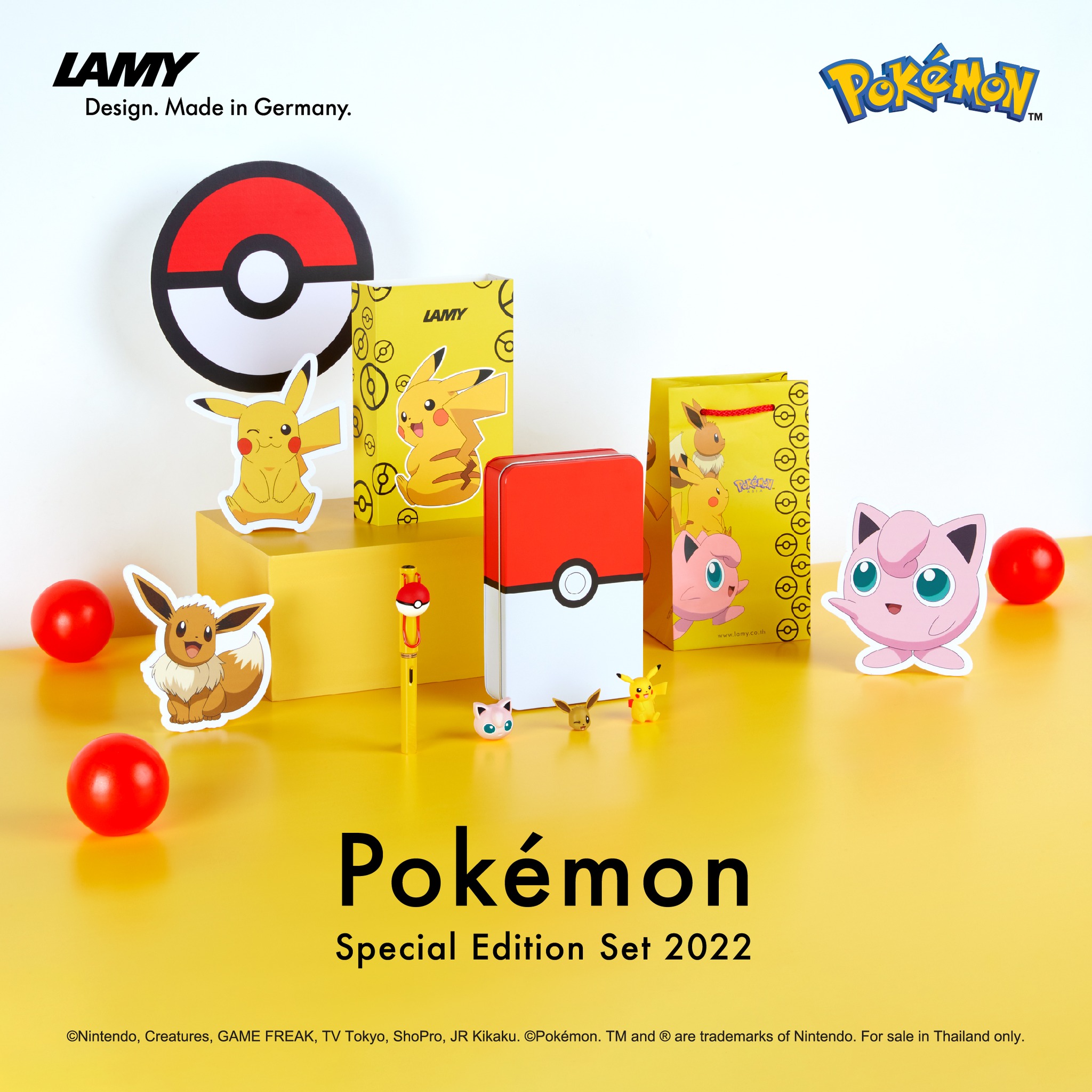 LAMY X POKEMON THAILAND 2022 LIMITED EDITION