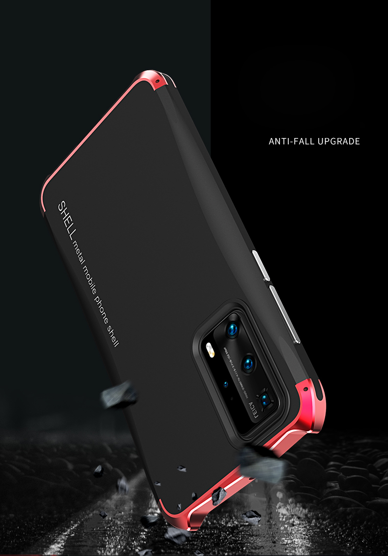 Case Huawei P40 Pro / Pre-order * เคส Defender Series PC + โลหะเคสไฮบริด ทำจากวัสดุพลาสติก + โลหะแข็งและเหนียว *