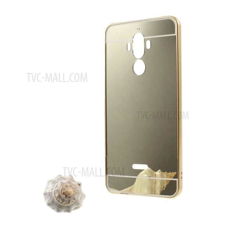 Case Huawei Mate 9 / Pre-order * 2 in 1 กรอบกันชนโลหะ แผ่นหลังที่มีพื้นผิวเหมือนกระจก *
