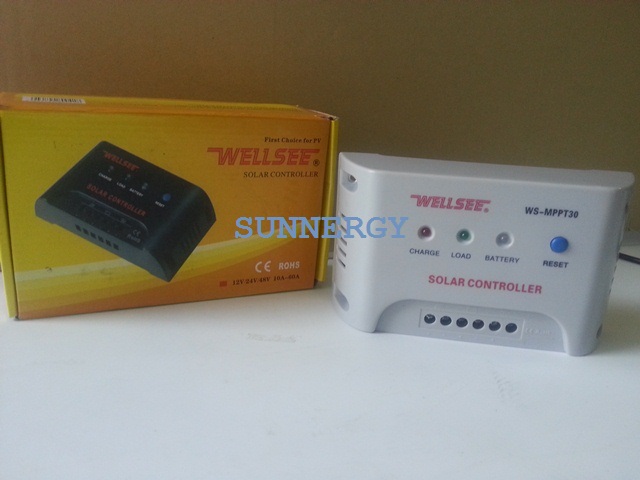 ตัวควบคุมการชาร์จแบตเตอรี่ แบบ MPPT ขนาด 10A 12/24V (WLS)