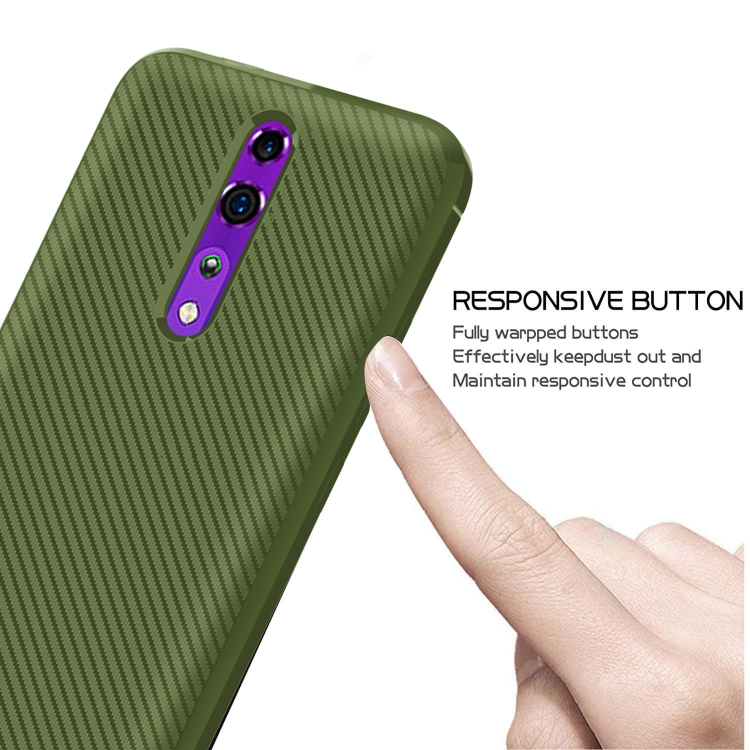 Case OPPO F11 Pro / Pre-Order * เคสเนื้อคาร์บอนไฟเบอร์กันกระแทก TPU *