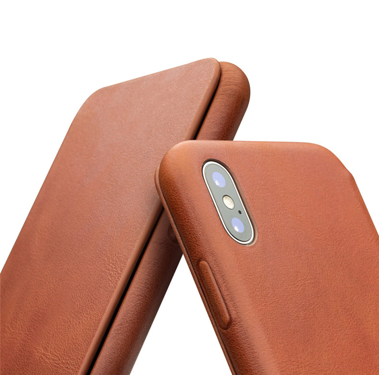 Case iPhone X, iPhone XS # Pre-Order * QIALINO Auto-sleep / wake หนังแท้ชั้นบนสุดสไตล์ธุรกิจหรูหรา *