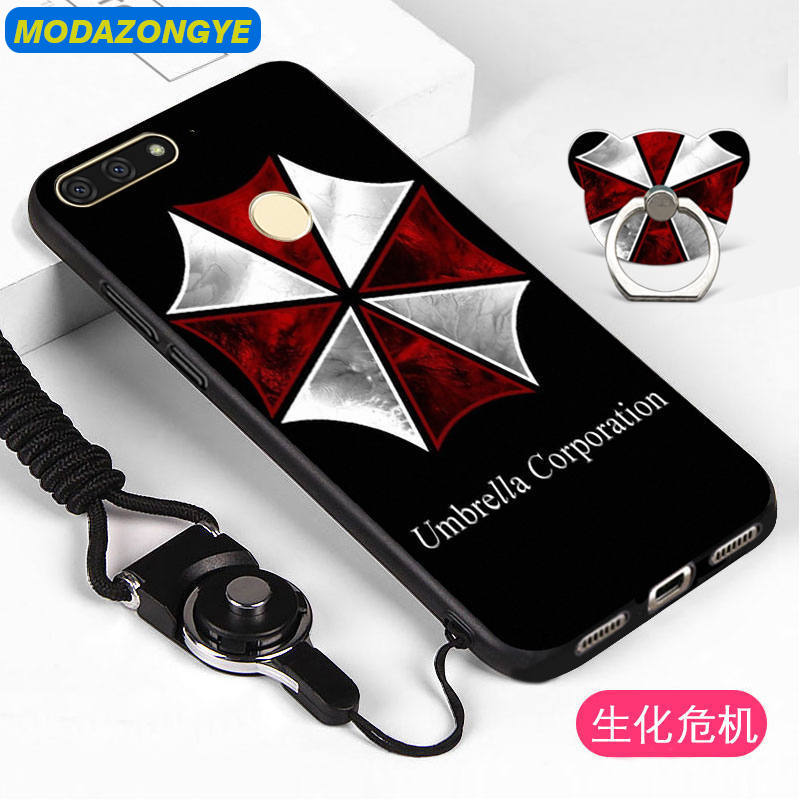 Case Huawei Y6 Prime (2018) / Pre-order * เคส TPU ลายการ์ตูนน่ารักๆ +แหวน +สายคล้องคอ *