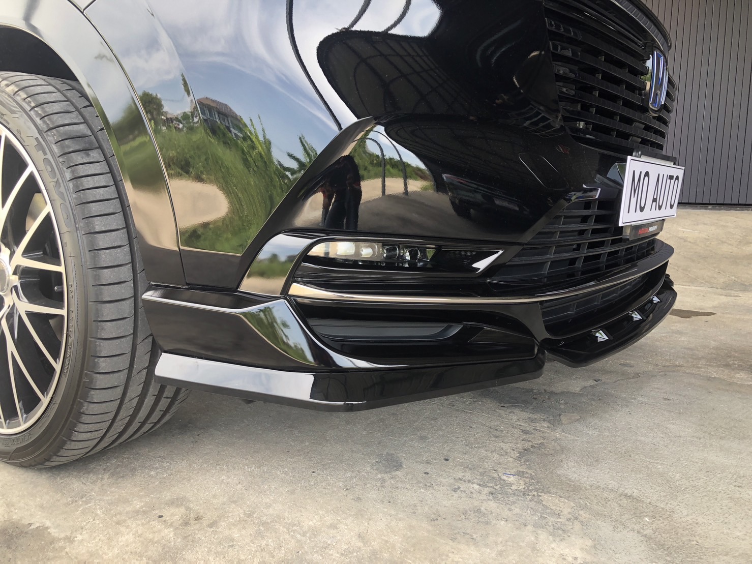 ลิ้นสเกิร์ต หน้า-หลัง ดำเงา HR-V 2022-2025