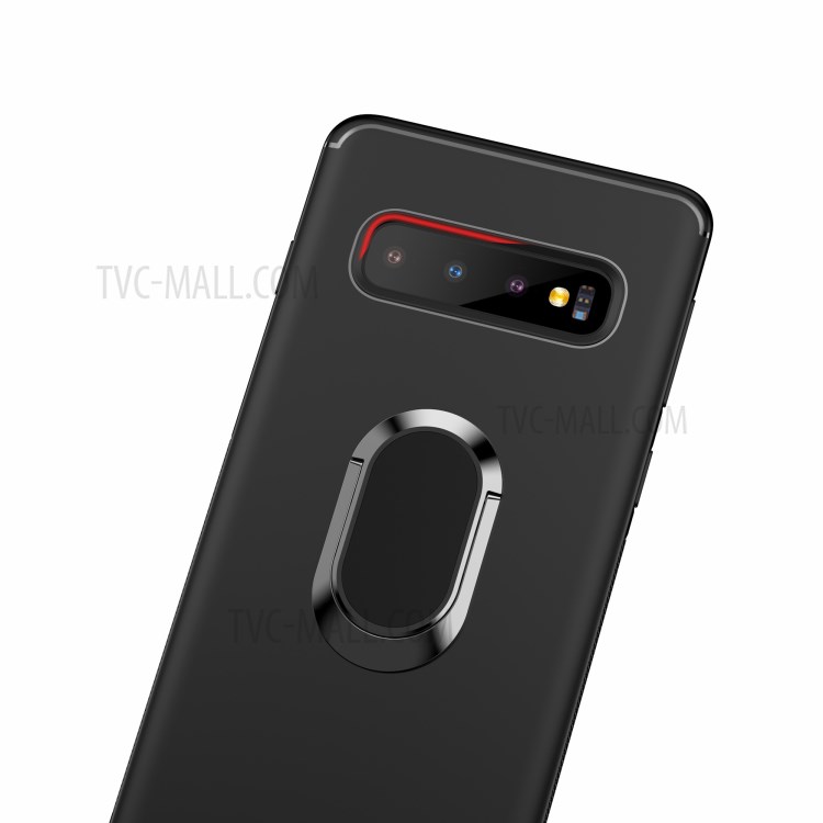Case Samsung Galaxy S10 / Pre-Order * Matte TPU Mobile Shell พร้อมแหวนนิ้วแม่เหล็กขา *