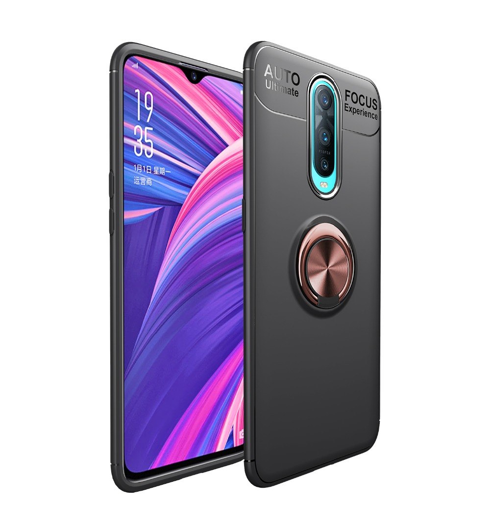 Case OPPO R17 Pro / Pre-Order * เคส TPU แหวนนิ้ว + ขาตั้ง (Built-in โลหะแผ่นแม่เหล็ก) *
