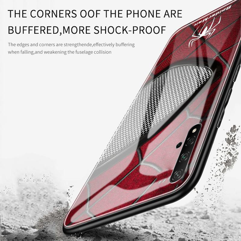 Case Huawei Nova 5T / Pre-order * เคสกระจกนิรภัย สไตล์Graffiti Street แผ่นหลัง + กรอบ TPU *