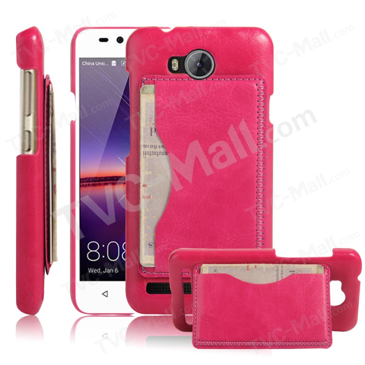 Case Huawei Y3II / Pre-order * เคสหนังเคลือบพลาสติกในสไตล์ย้อนยุค *
