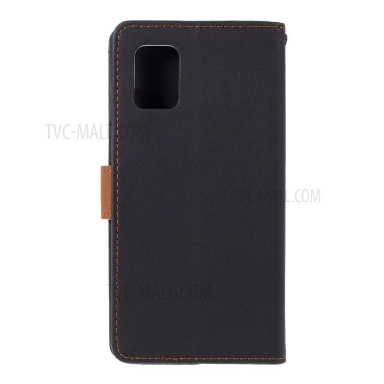 Case Samsung Galaxy A71 / Pre-order * ROAR Twill Grain Leather Wallet Stand Case Flip *