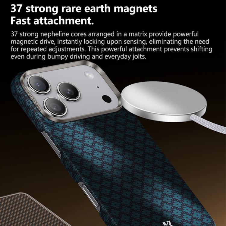 Case iPhone 17 Pro Max # Pre-order * เคสโทรศัพท์ MagSafe ลายสานเพชรสุดคลาสสิกจาก Benks Color Shield C1 *