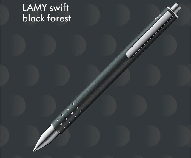 LAMY Swift black forest rollerball pen