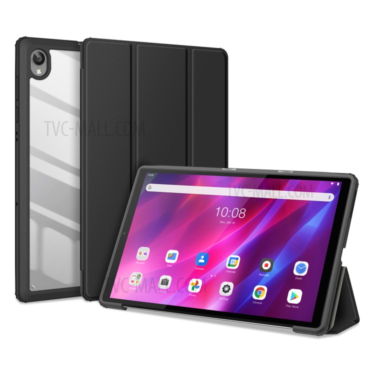 Case Lenovo Tab K10 / M10 Plus # Pre-order * DUX DUCIS TOBY Series ขาตั้งสามพับแบบแม่เหล็กแข็งแรงพร้อมฝาปิดแบบยกบางพร้อม Auto Sleep / Wake *
