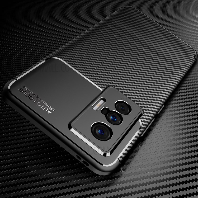 Case Vivo X70 Pro # Pre-orde * เคสคาร์บอนไฟเบอร์ Texture มีสไตล์ Anti-Drop ยืดหยุ่น TPU *