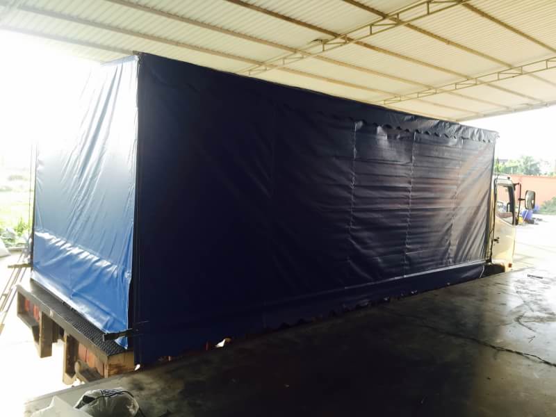 ผ้าใบกันฝน ขนาดกว้าง 1m x ยาว 8m ผ้าใบคลุมสินค้า ผ้าใบกันน้ำ ผ้าใบกันแดด ผ้าใบคูนิล่อน ผ้าใบคลุมคอกรถระบะ ผ้าใบคลุมรถสิบล้อ ผ้าใบกูบรถไฟ ผ้าใบรถบรรทุก kunilon อย่างดี