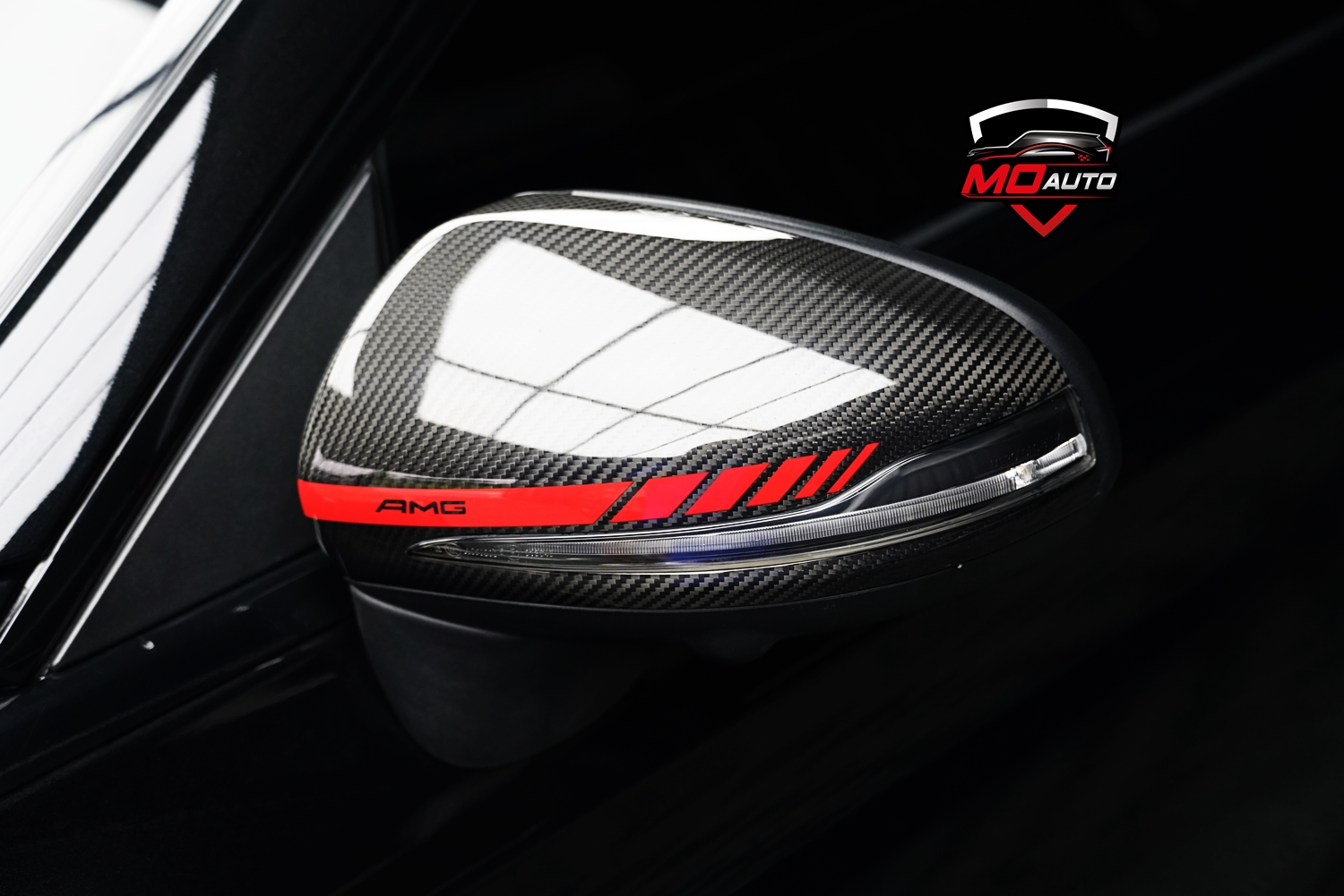 ฝากระจกมองข้างคาร์บอน (PURE CARBON) W205
