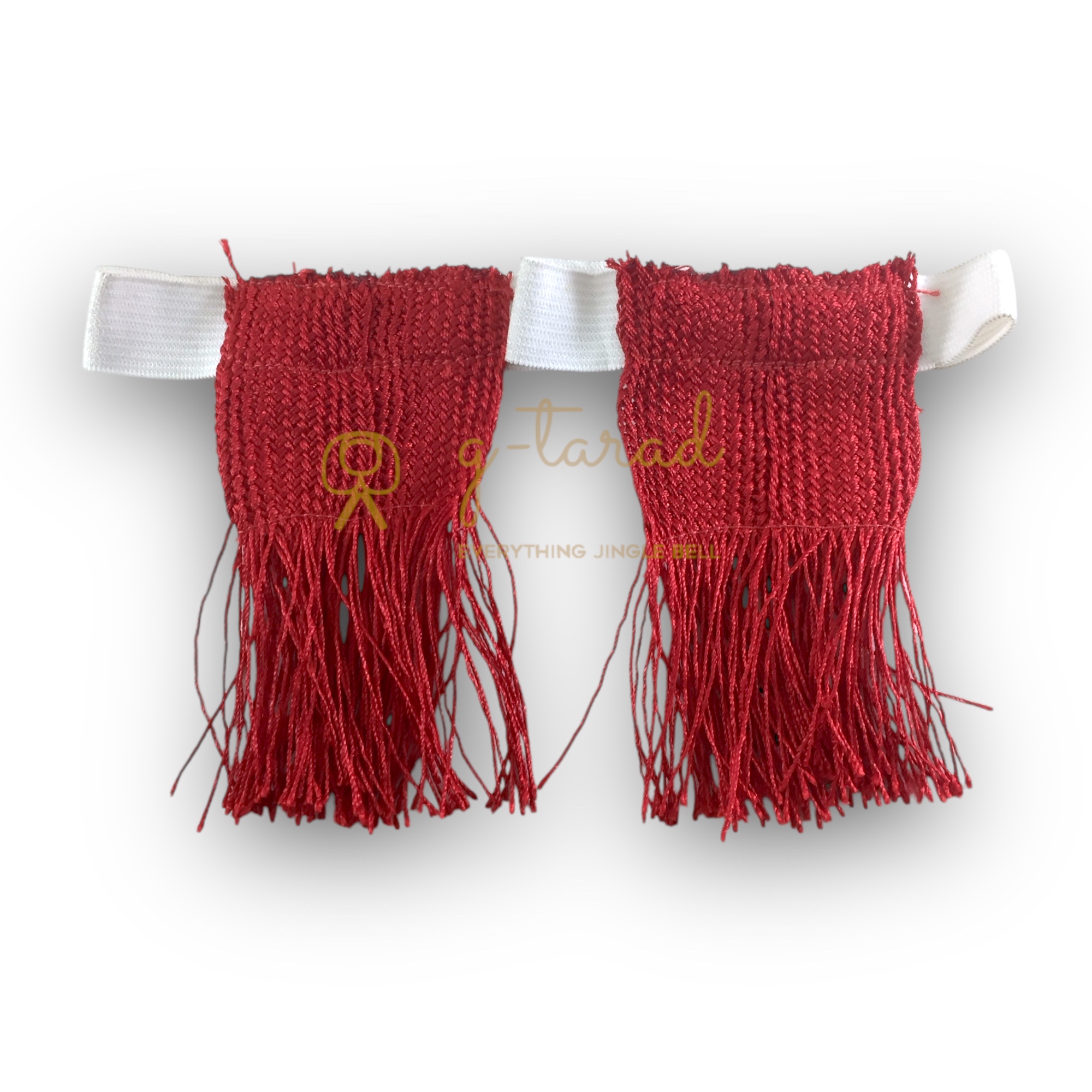 พู่ถุงเท้าลูกเสือ สีเลือดหมู สีเขียว สีแดงเลือดนก