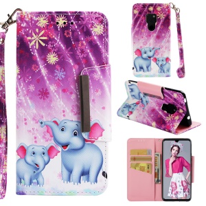 Case Huawei Mate 20 / Pre-order * เคสพิมพ์ลายเนื้อ PU ซองหนังกระเป๋าสตางค์ *