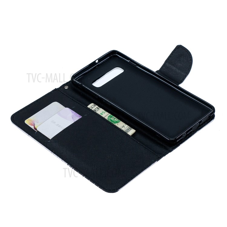 Case Samsung Galaxy S10 / Pre-Order * กระเป๋าสตางค์พิมพ์รูปแบบยืน เคสที่มีสายคล้องมือ *