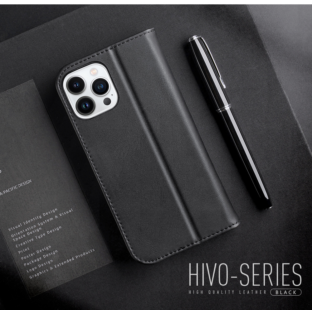 Case iPhone 15 Pro Max # Pre-order * DUX DUCIS นี้ทำจากหนังวัว หนัง PU และ TPU ช่องเสียบการ์ดได้รับการสนับสนุนโดยเทคโนโลยีการปิดกั้น RFID ขั้นสูง *