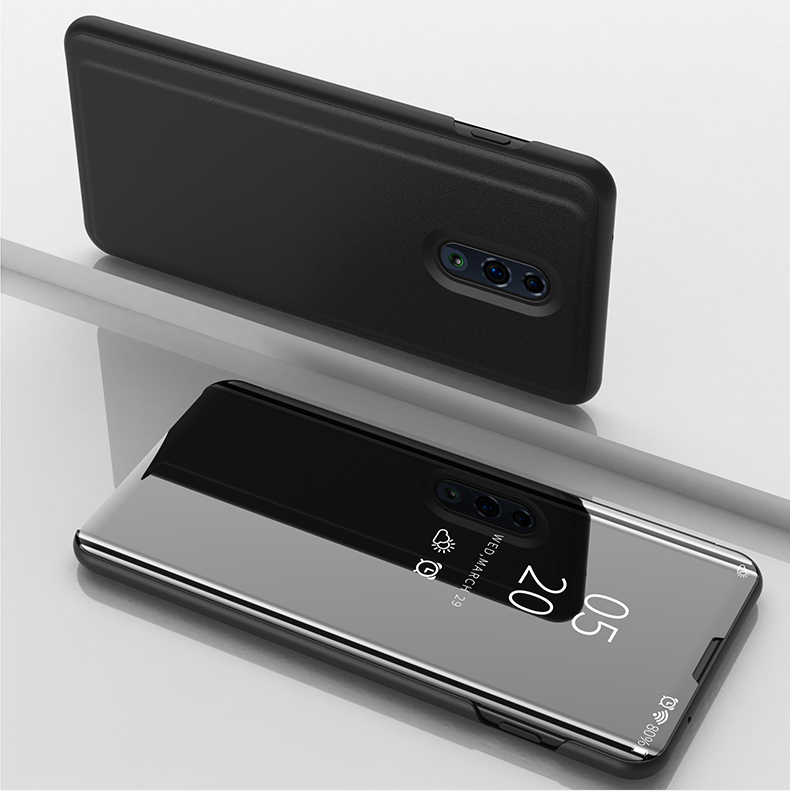 Case OPPO Reno / Pre-order * ทำจากวัสดุหนัง PC + PU หน้าต่างโปร่งแสงเพื่อการดูข้อมูลที่ง่าย *