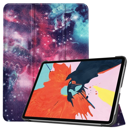 Case iPad Air 5 # Pre-Order * เคสหนังพลิกแนวนอนแบบวาดสีพร้อมที่วางสามพับและฟังก์ชั่น Sleep / Wake-up *