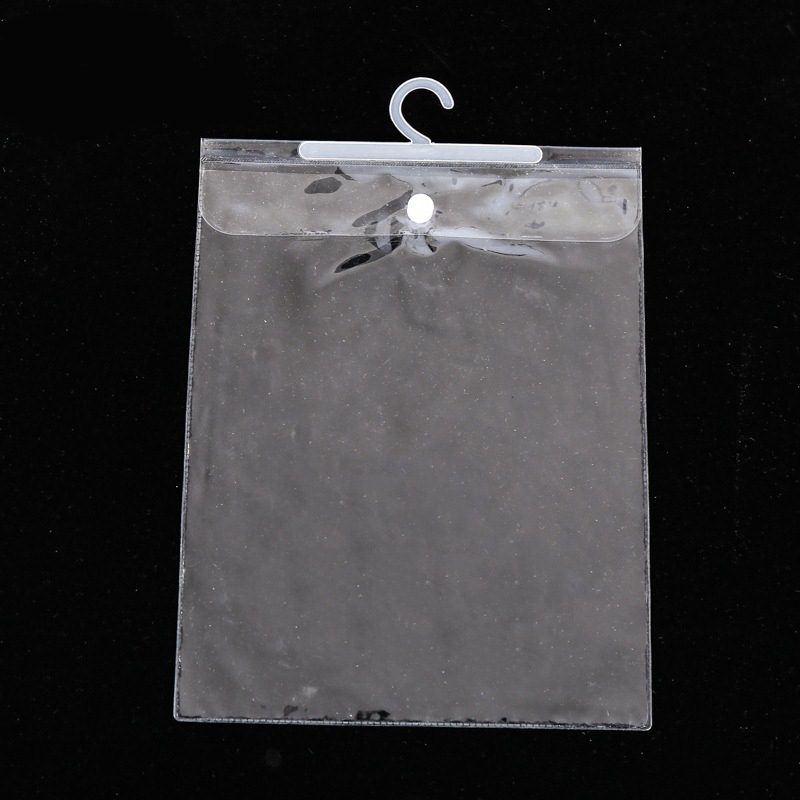 ถุงซองพลาสติกใสแบบกระดุมล็อคมีที่แขวน 22x30 cm. 50 ชิ้น
