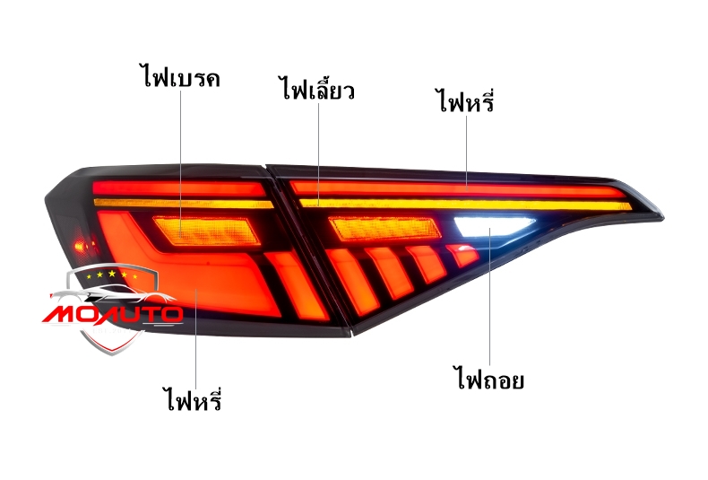 ไฟท้าย FULL LED CIVIC FE ทรง M1