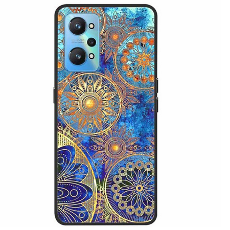 Case Realme C35 # Pre-Order * เคสพิมพ์ภาพดอกไม้ ผีเสื้อ ยอดนิยมสีดำซิลิโคน *