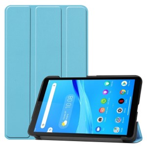 Case Lenovo Tab M7 / Pre-order * เคสผิวหนังลิ้นจี่หนัง PU หนัง 3 - พับ *