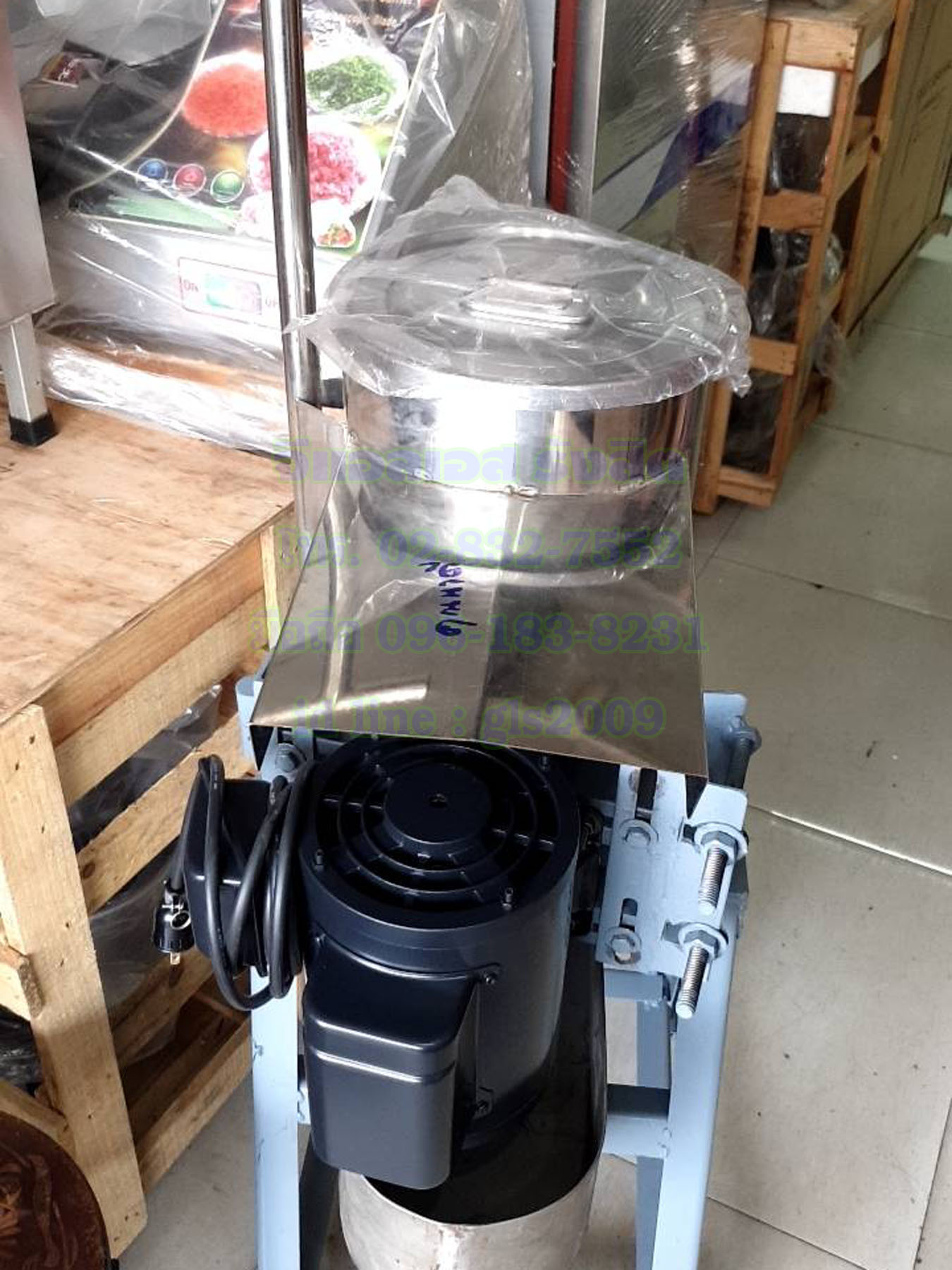 เครื่องทำน้ำเกล็ด10นิ้วพร้อมมอเตอร์มิตซู1แรง