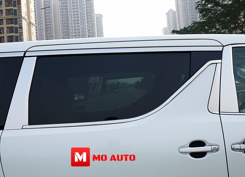 คิ้วหน้าต่างสแตนเลท 12 ชิ้น ALPHARD / VELLFIRE MC