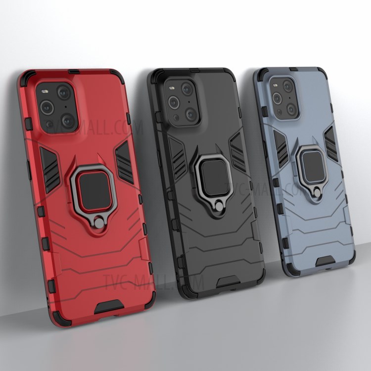 Case OPPO Find X3 / X3 Pro # Pre-Order * เคส PC + TPU Combo ขาไฮบริด พลาสติกแข็ง + TPU อ่อน = ตัวป้องกันสองชั้น *