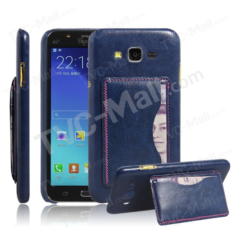 Case Samsung Galaxy J7/ Pre-order * เคส พลาสติกที่มีสไตล์ย้อนยุคหนัง PU เคลือบ *