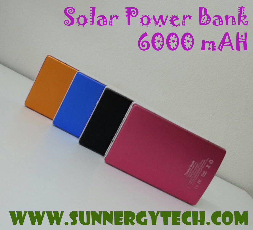 โซล่าเพาเวอร์แบงค์ solar power bank 6000 mah **กรุณาติดต่อเจ้าหน้าที่ ราคายังไม่รวมจัดส่ง**