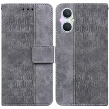 Case OPPO Reno7 Z 5G # Pre-Order * เคสลวดลายเรขาคณิตตราตรึงใจ หนัง PU กระเป๋าสตางค์พลิกฝาครอบป้องกันพร้อมสายคล้อง *