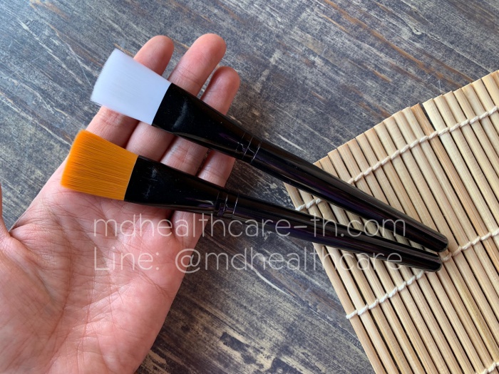 แปรงมาร์คหน้า - ขนาดกลาง M 17cm.***งานคัดเกรดสวย ขนแปรงนุ่ม ไม่บาดผิว เกรดA