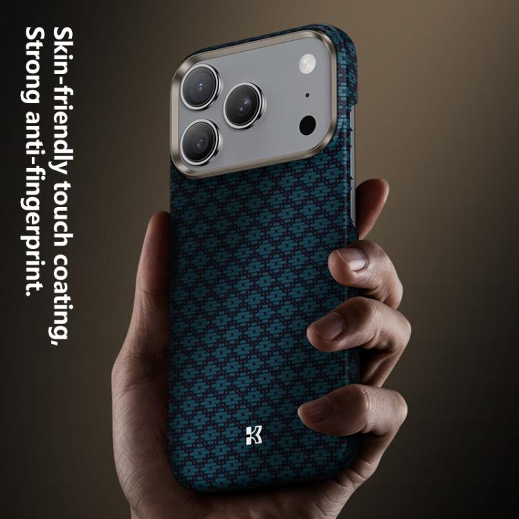 Case iPhone 17 Pro Max # Pre-order * เคสโทรศัพท์ MagSafe ลายสานเพชรสุดคลาสสิกจาก Benks Color Shield C1 *