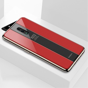 Case OPPO Reno / Pre-order * Electroplated TPU Edge + Plexiglass PC Back Hybrid ปกโทรศัพท์ *