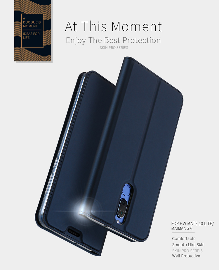 Case Huawei nova 2i / Pre-order * DUX DUCIS หนัง PU ที่มีผิวมันเงาและเรียบเนียน *