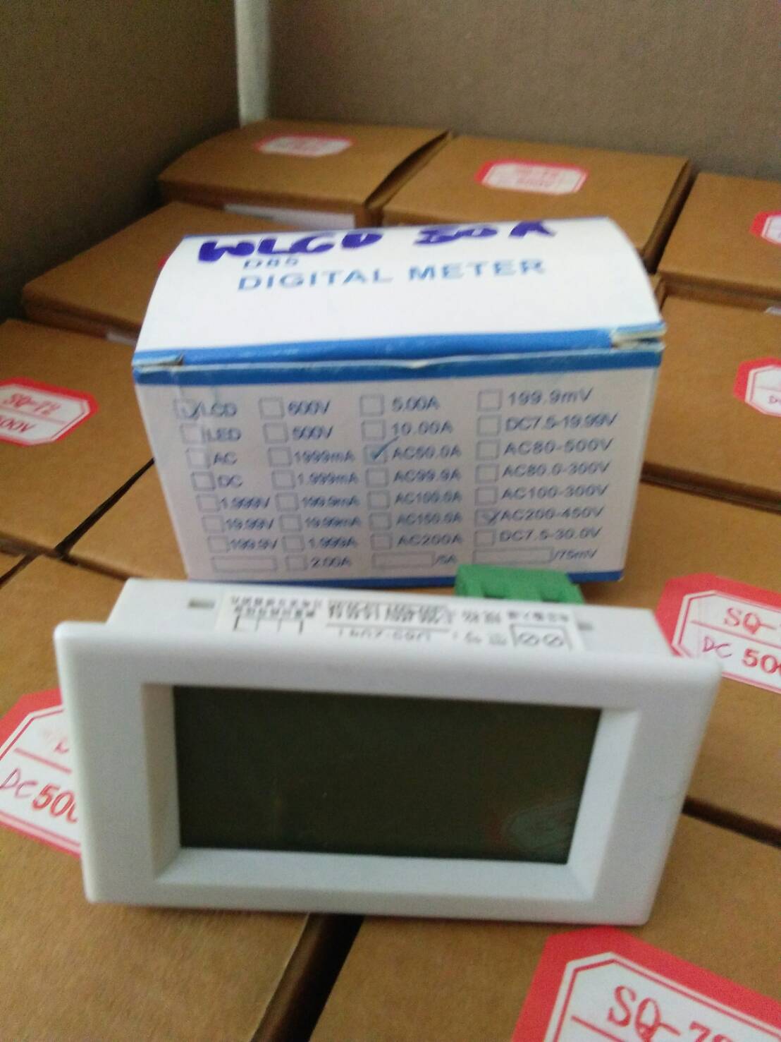 Digital Meter - WLCD 50A 200-450V