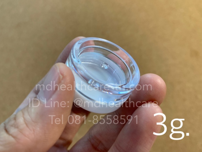 ตลับครีม 3กรัม ฐานกลม (10ชิ้น/ชิ้นละ2บาท)